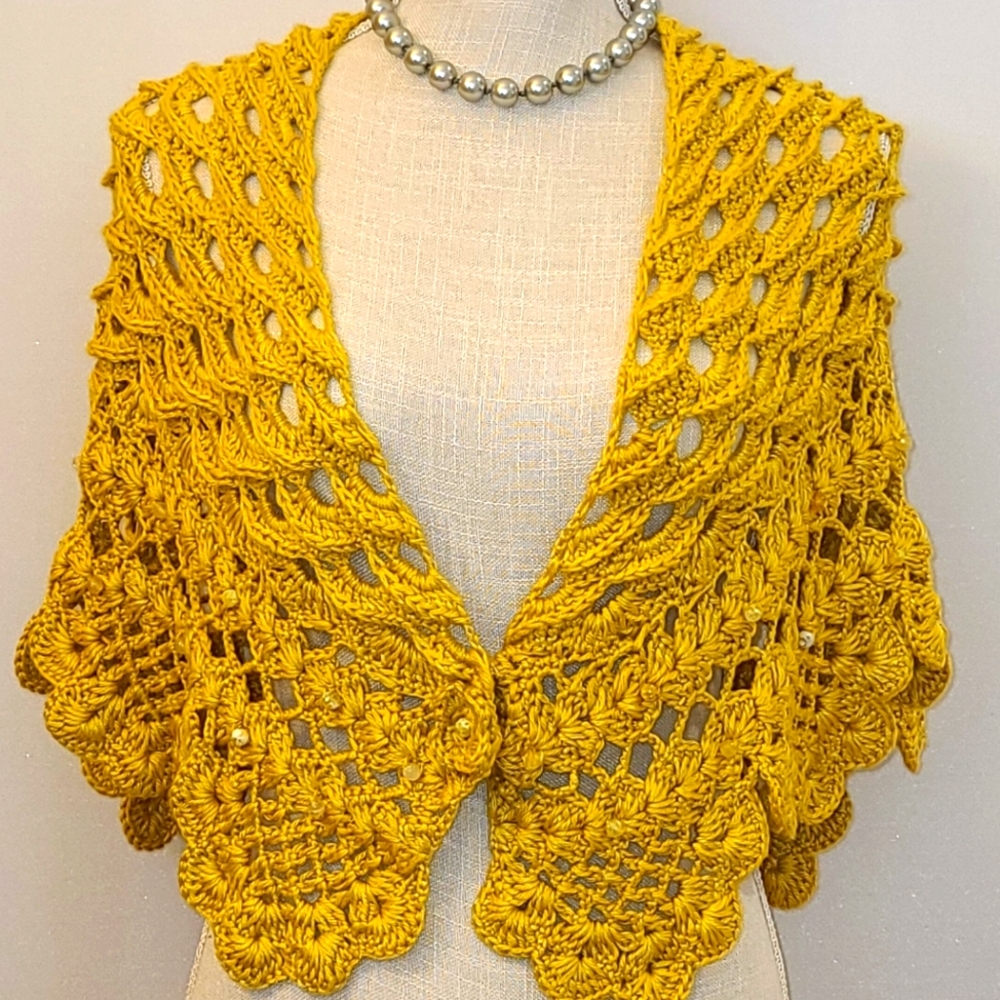 Handmade crochet Shawl.